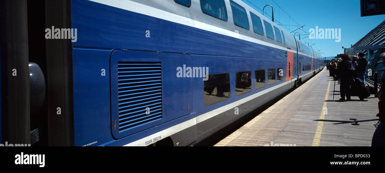 Avignon France Tgv Train In Station Stock Photo  Alamy
