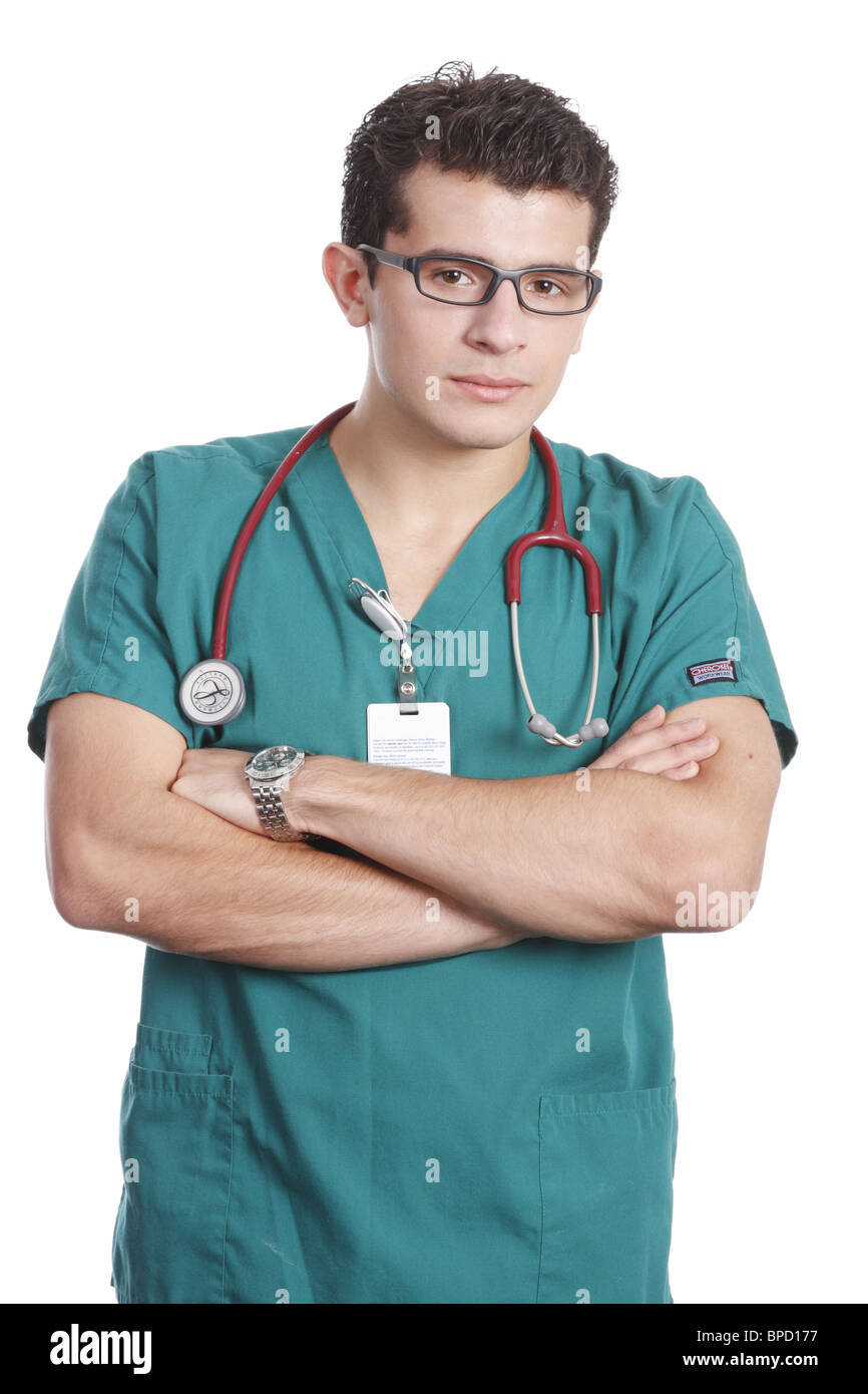 male nurse Stock Photo