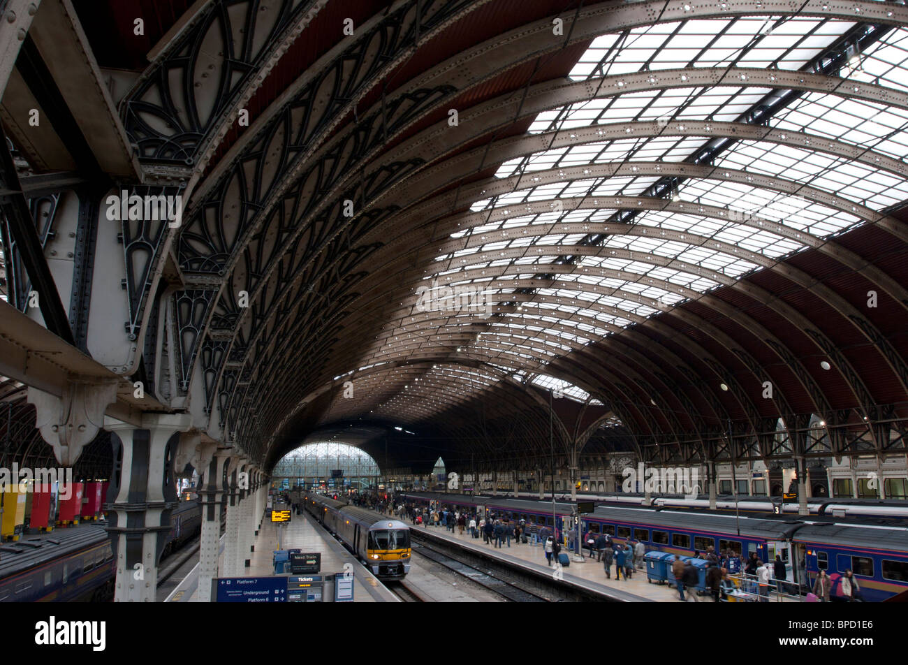 Paddington Railway Station - London Stock Photo