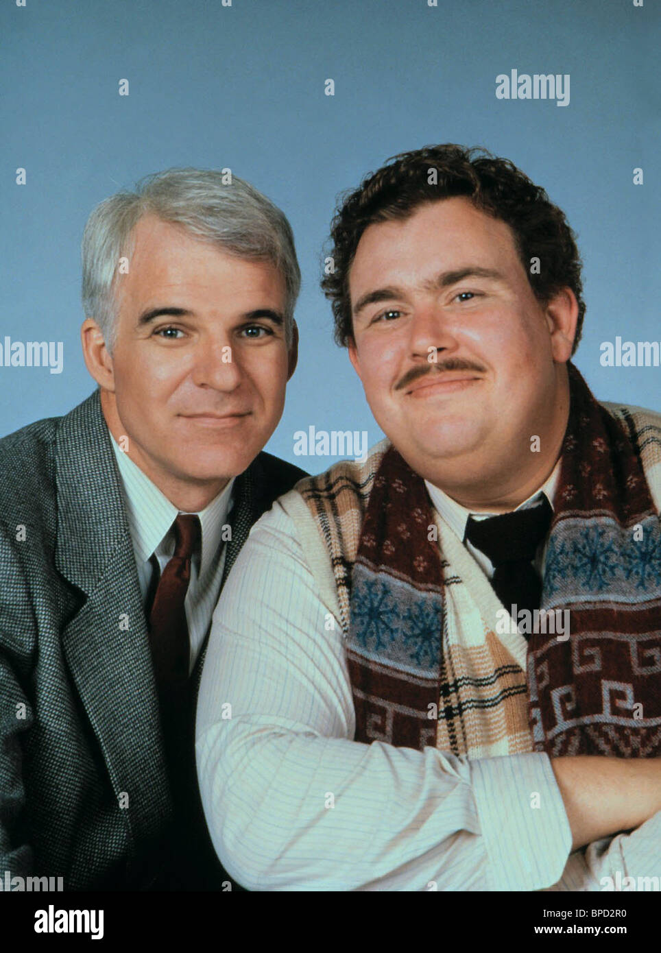 JOHN CANDY & STEVE MARTIN PLANES TRAINS & AUTOMOBILES (1987 Stock Photo