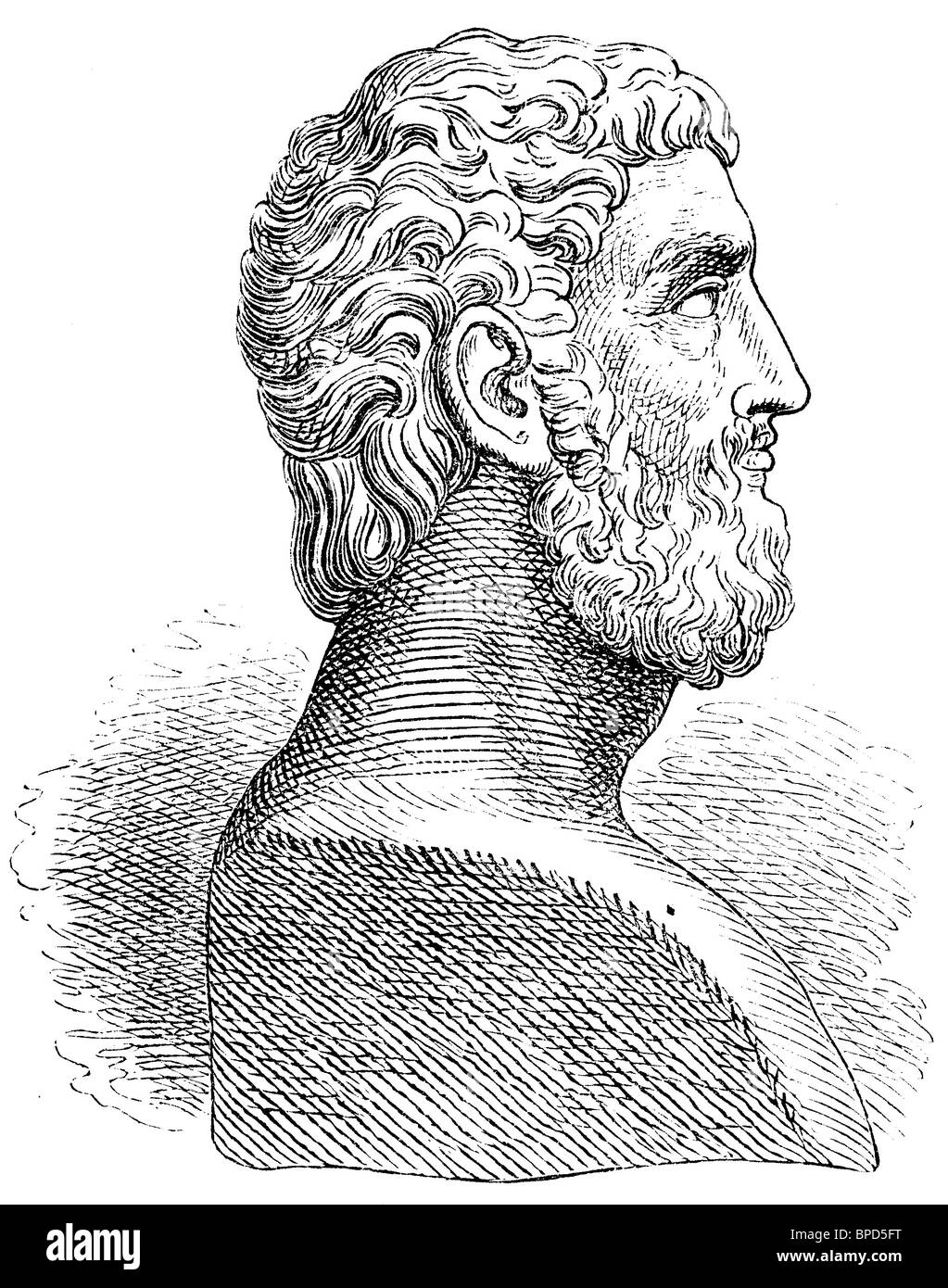 Alcibiades, (c. 450–404 BC), Athenian statesman, orator, and general Stock Photo