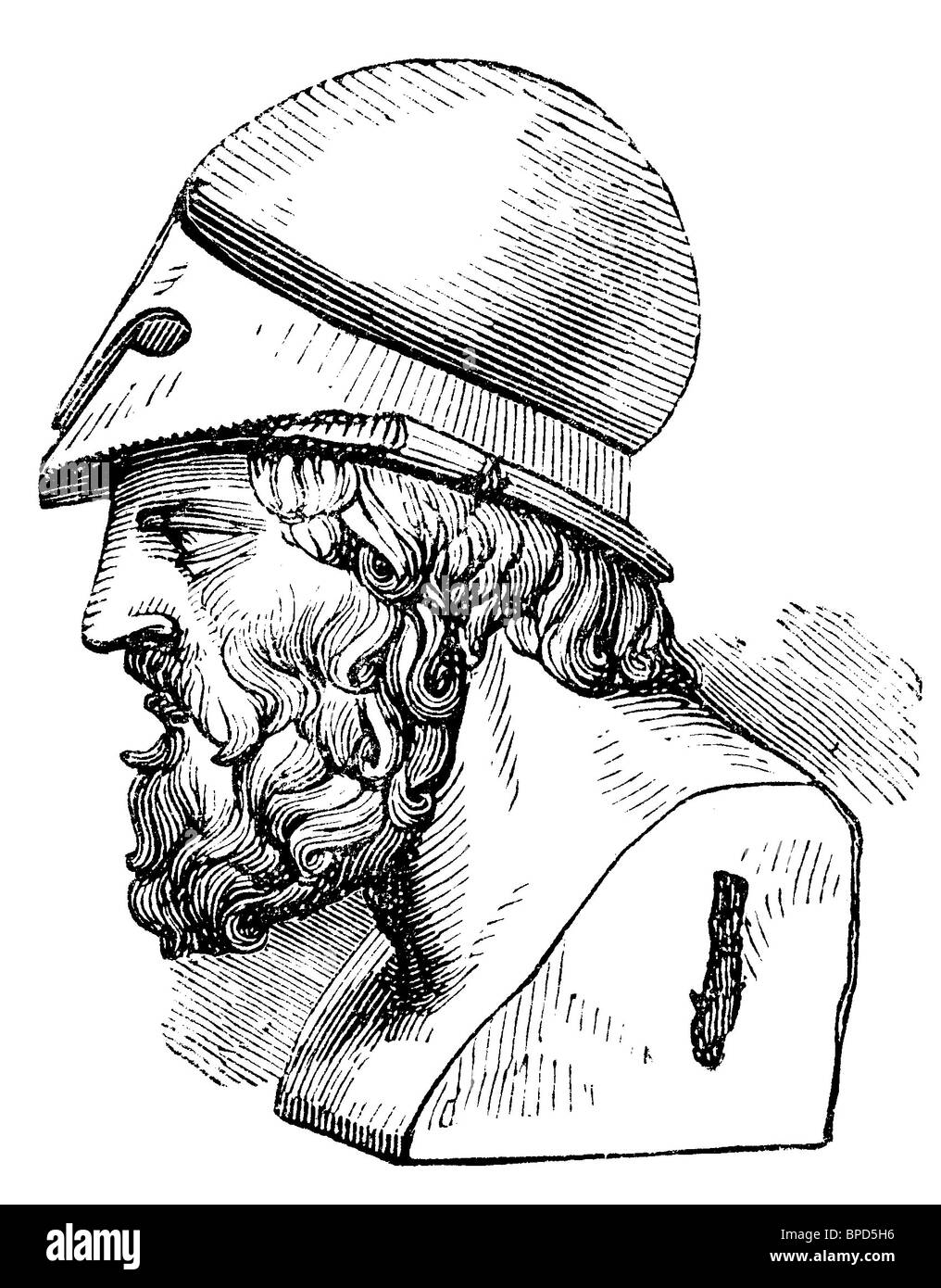 Aristides or Aristeides (born 530 BC, died 468 BC), Athenian statesman Stock Photo