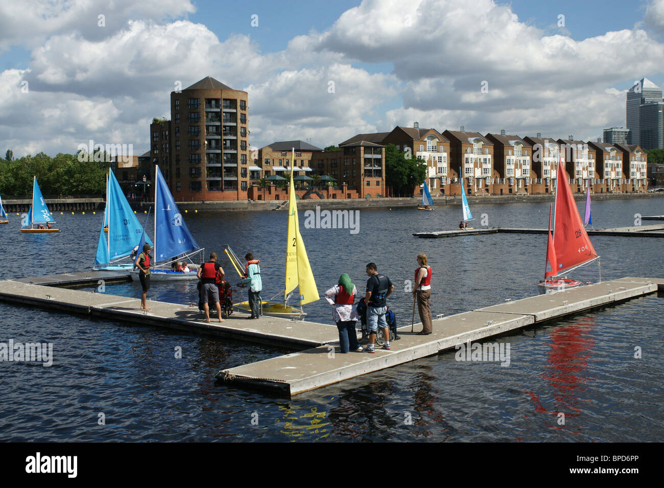 Greenland Dock sailing Stock Photo Alamy