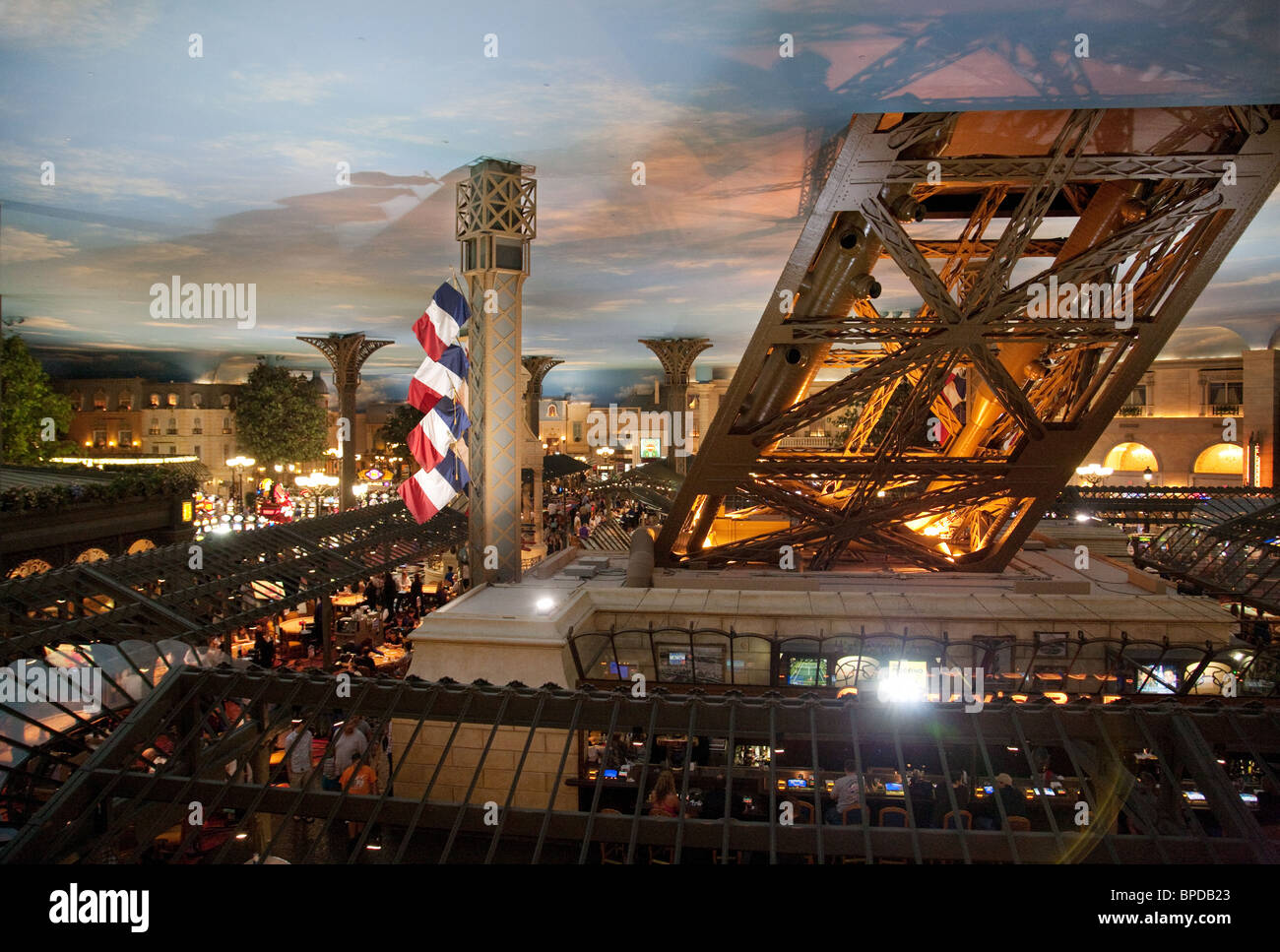 The inside of the Paris Hotel in Las Vegas Stock Photo - Alamy