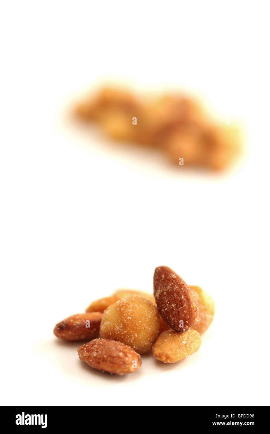 Macadamias and Almond Nuts Stock Photo Alamy