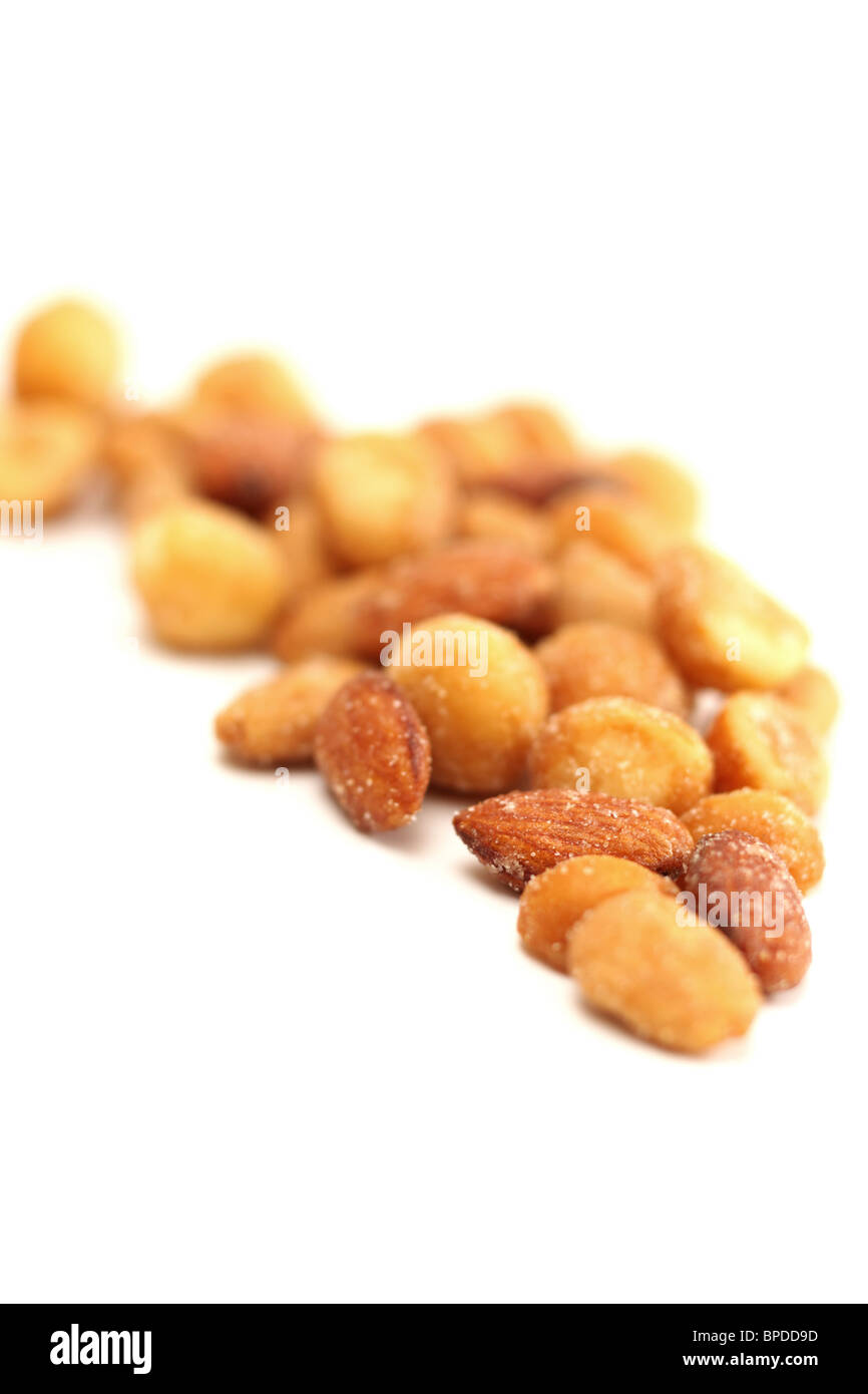 Macadamias and Almond Nuts Stock Photo Alamy