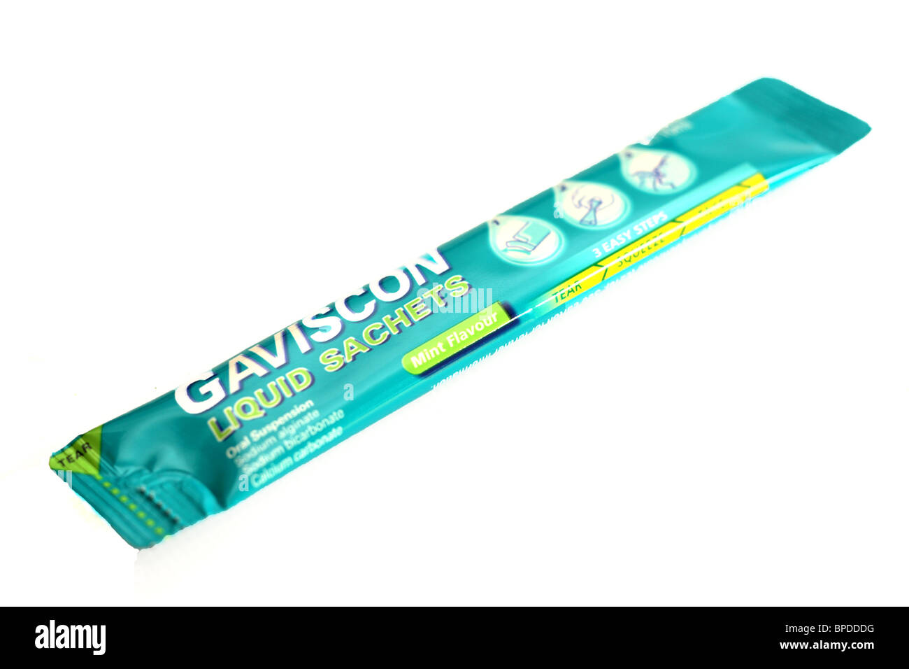 Gaviscon Liquid Sachets Stock Photo