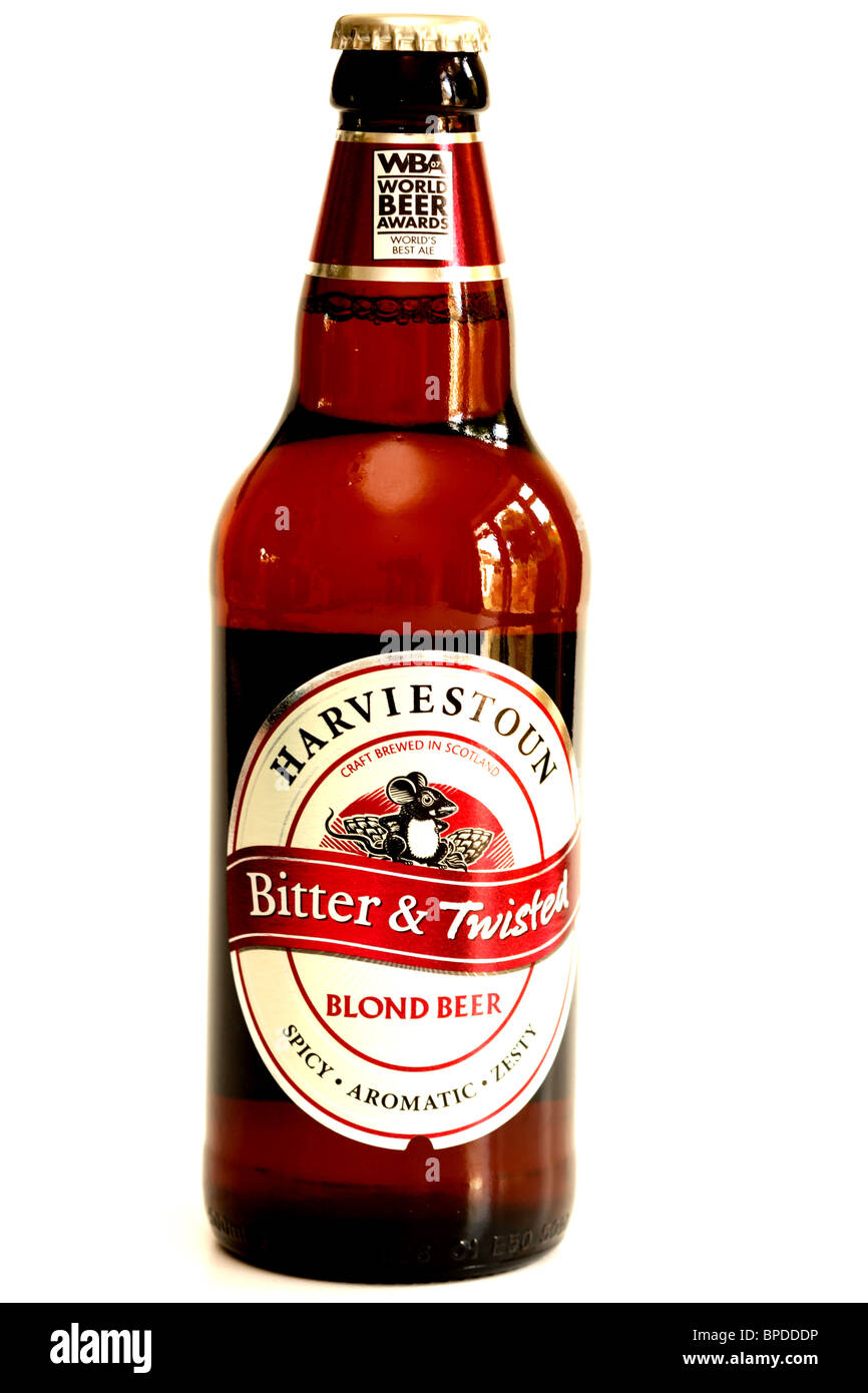 Harviestoun Bitter and Twisted Beer Stock Photo Alamy