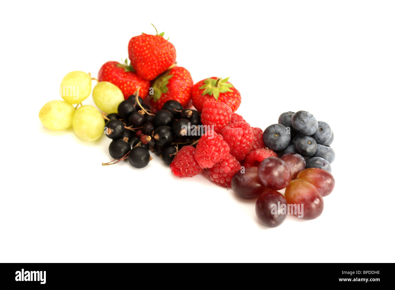 Berries and Grapes Stock Photo Alamy