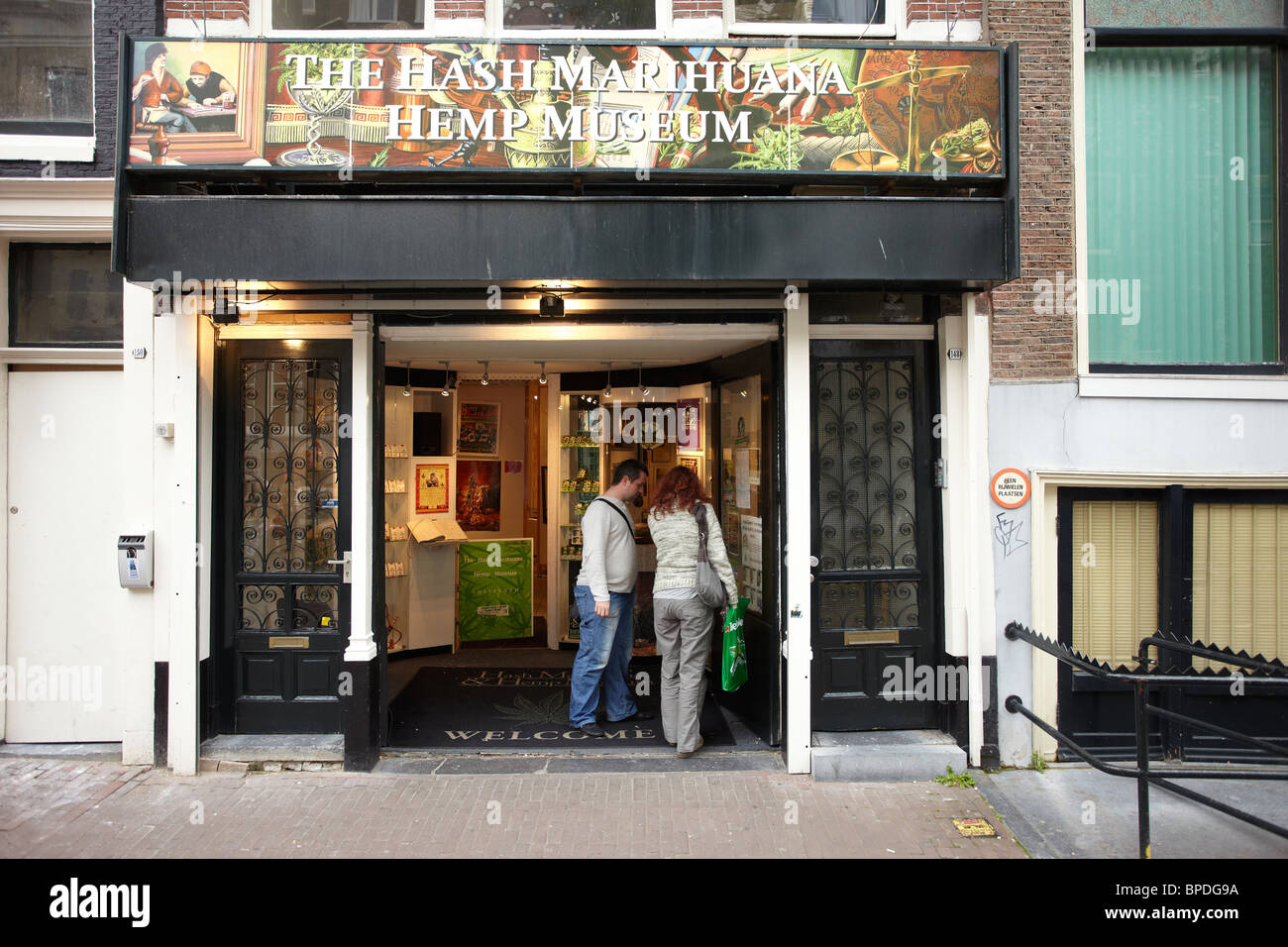 Hash Museum in Amsterdam Stock Photo
