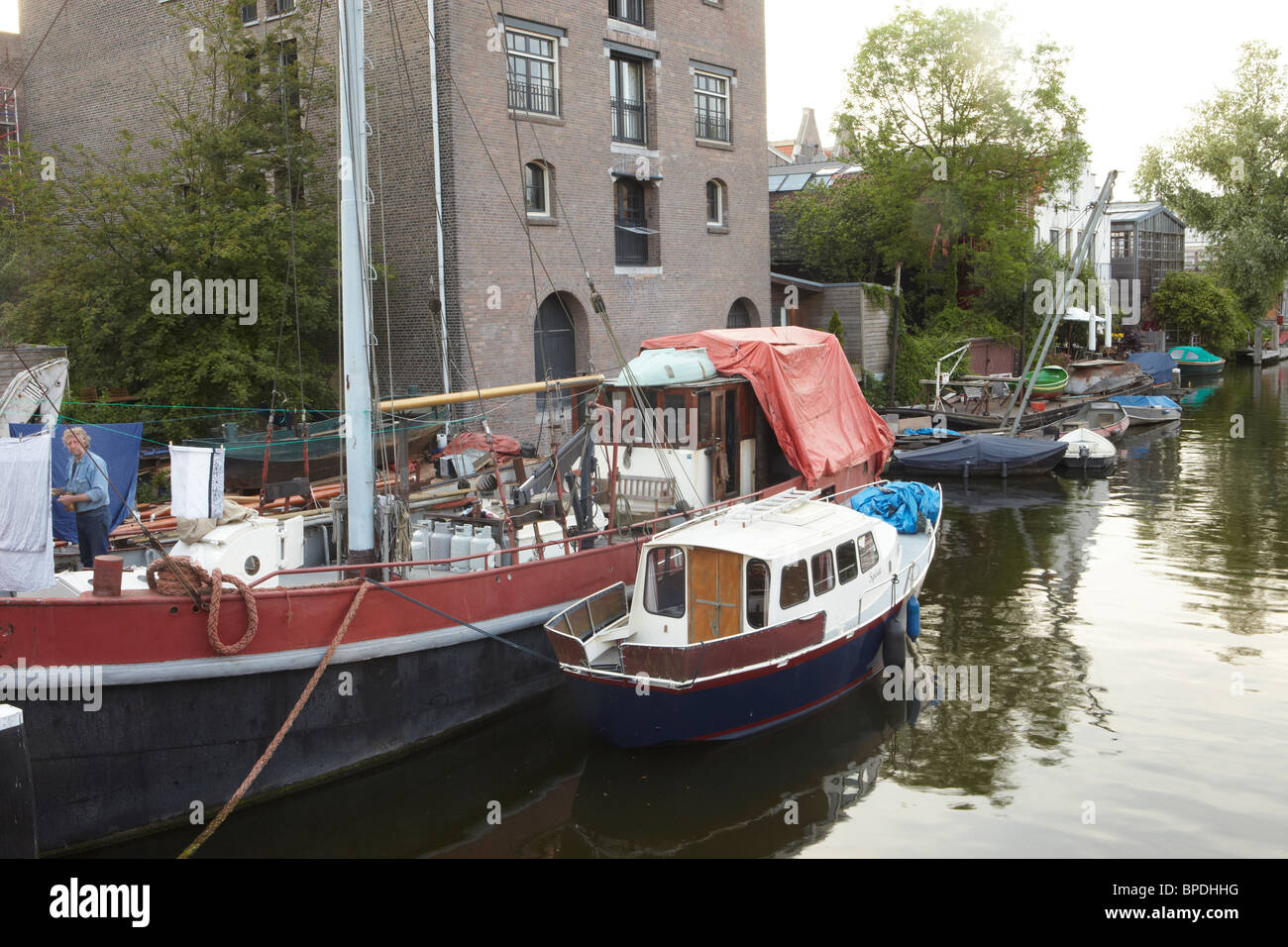 Western Isles of Amsterdam Stock Photo