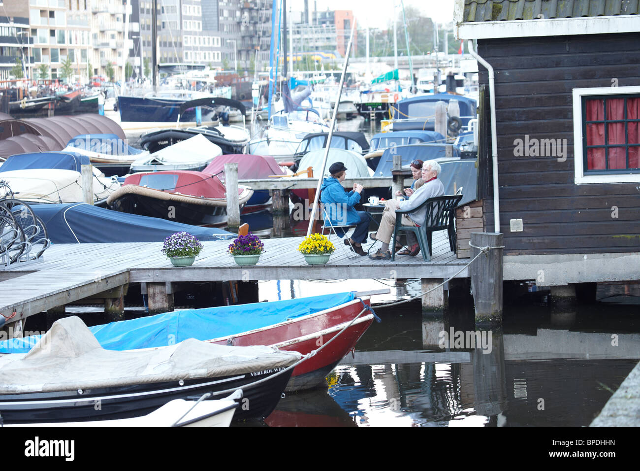 Western Isles of Amsterdam Stock Photo