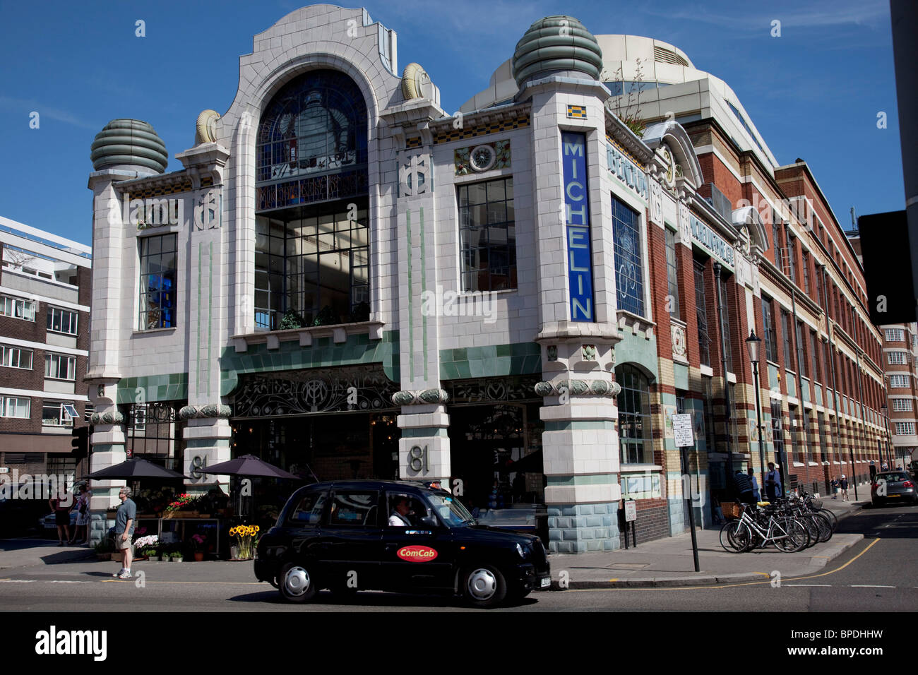 Bibendum. The original Conran restaurant. Michelin House, commissioned by the Michelin Tyre Company Ltd. London. Stock Photo