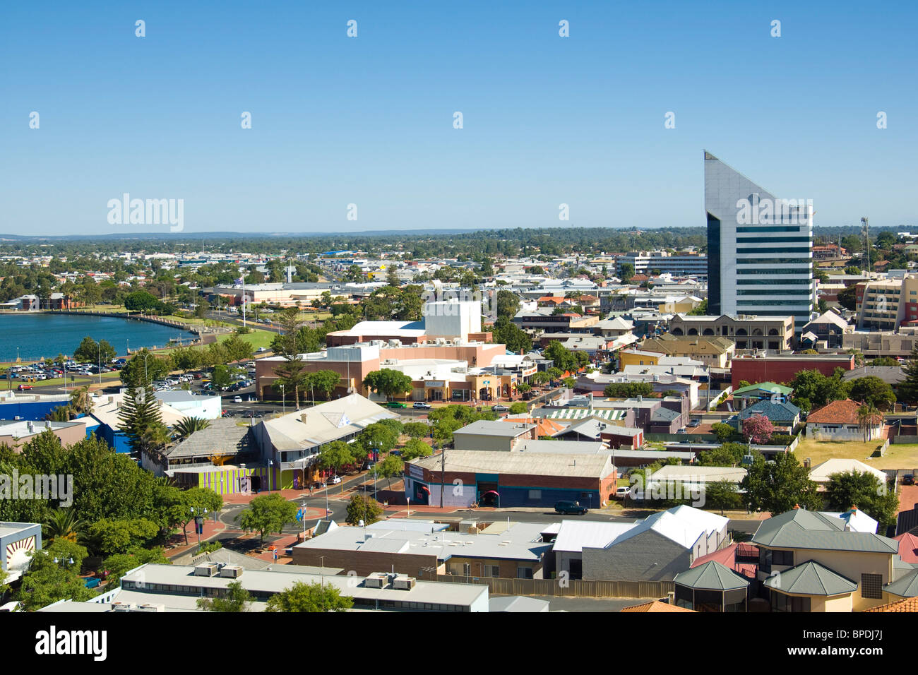 Business district of Bunbury, Western Australia. Stock Photo