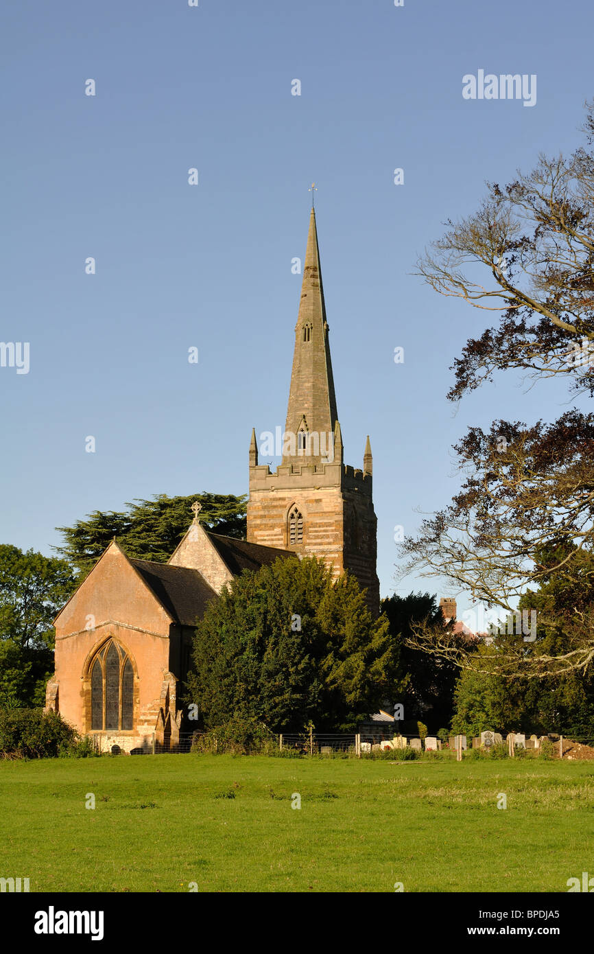 All Saints Church, Ladbroke, Warwickshire, England, UK Stock Photo