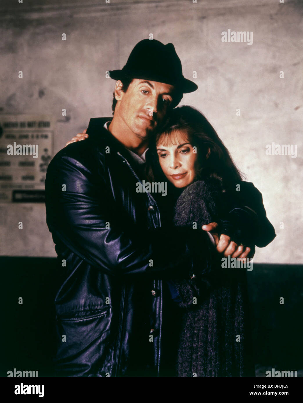 SYLVESTER STALLONE TALIA SHIRE ROCKY V (1990 Stock Photo