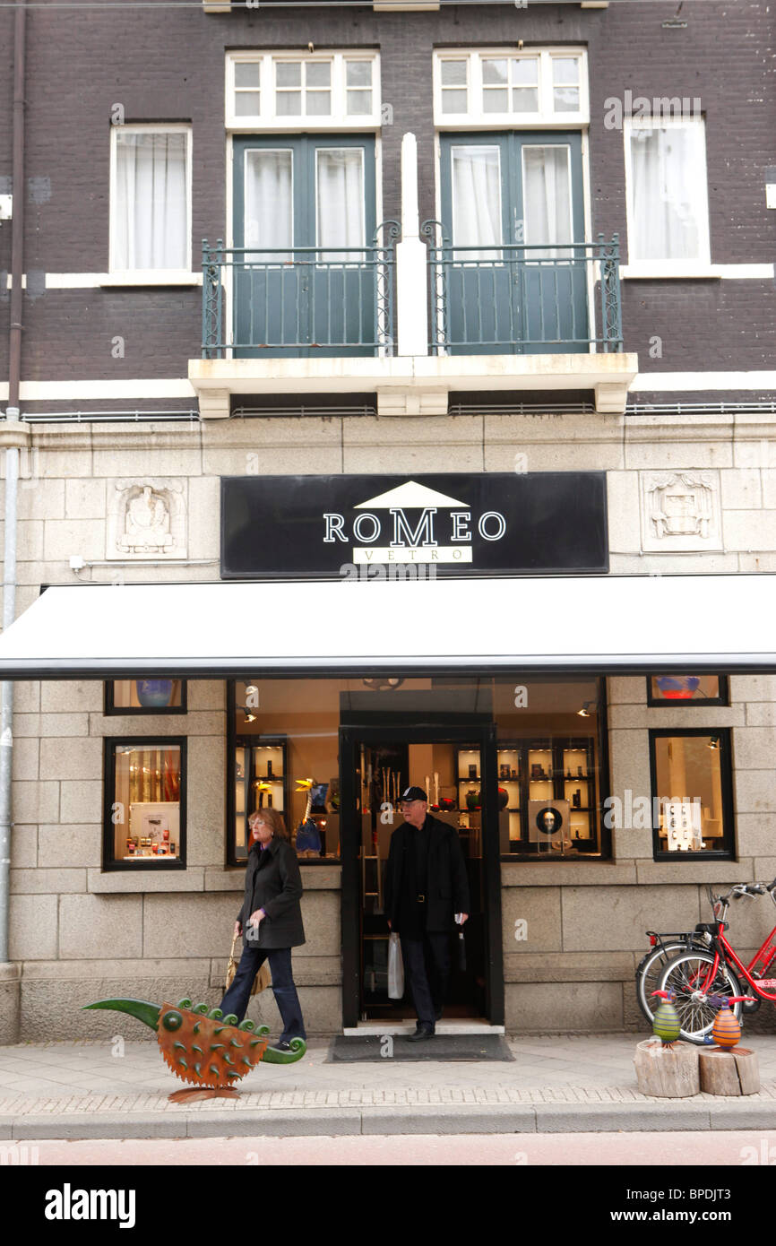 Designer Shop Hobbemastraat, Amsterdam Stock Photo