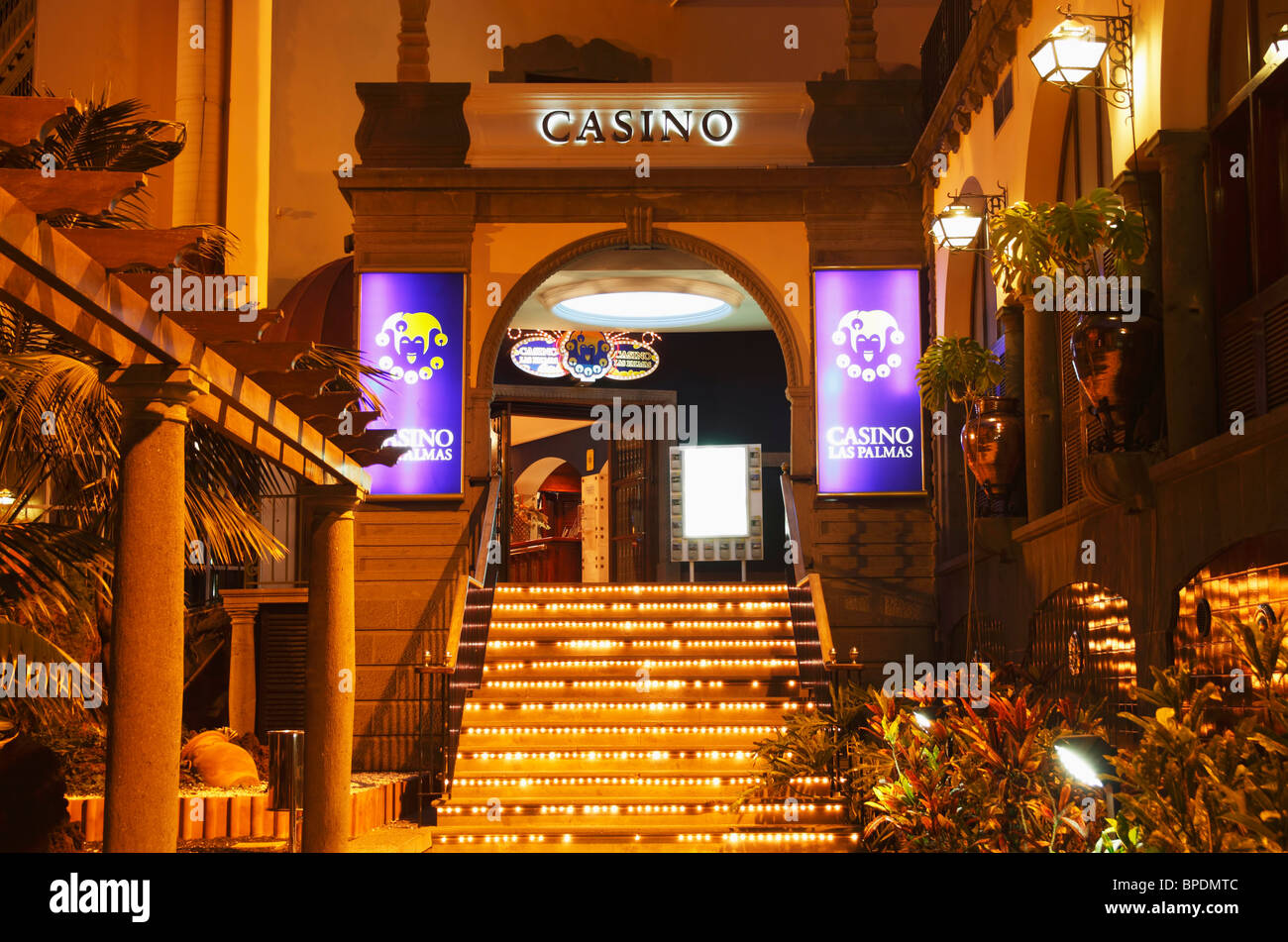 Casino in Hotel Santa Catalina in Las Palmas on Gran Canaria Stock Photo -  Alamy