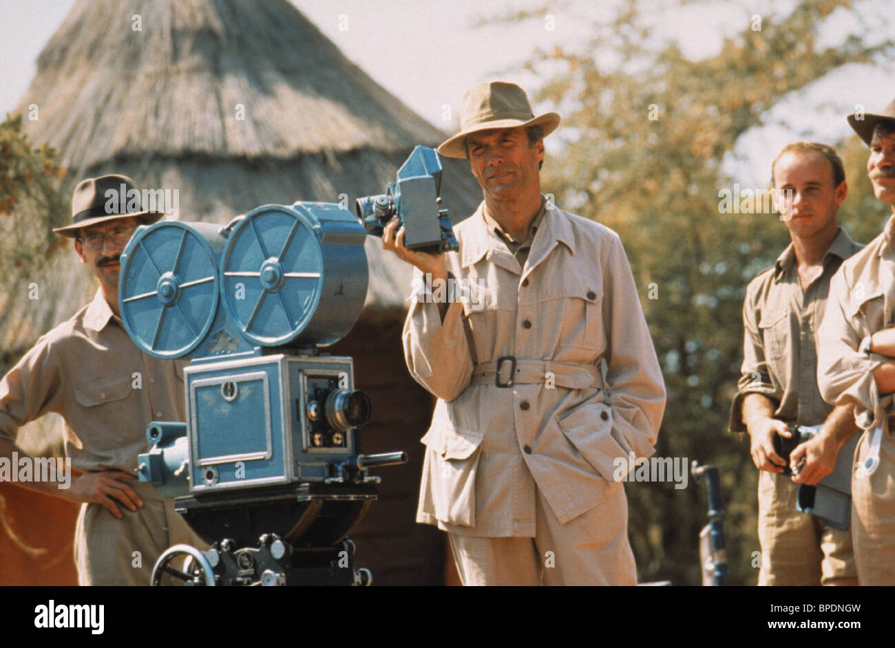 Clint Eastwood White Hunter Black Heart High Resolution Stock