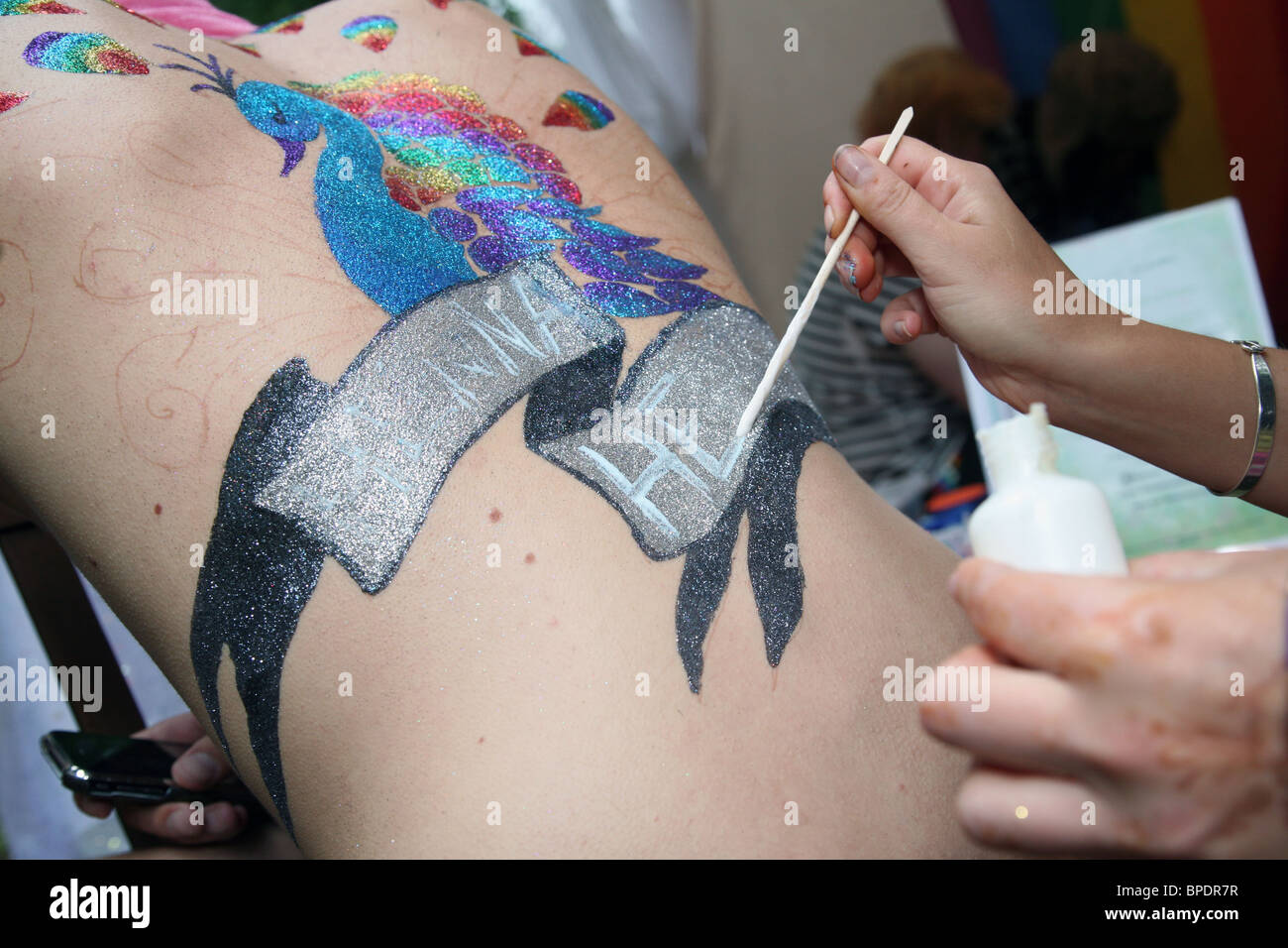 2012 PRIDE Night Parade - Skin City Body Painting 
