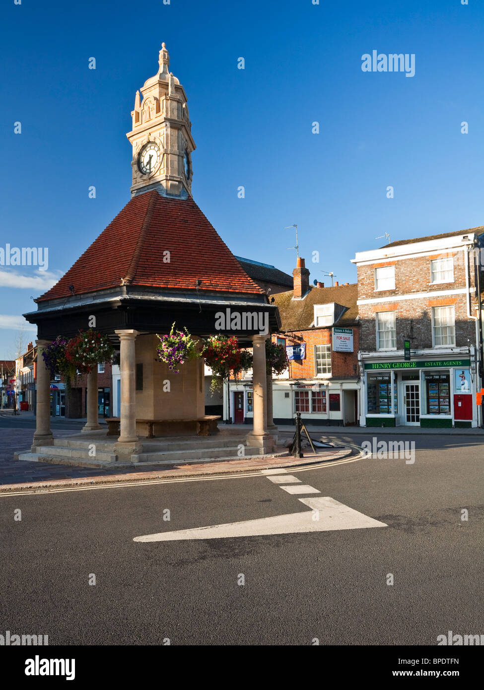 The Clock House on Northbrook Street Newbury Berkshire UK Stock Photo Alamy
