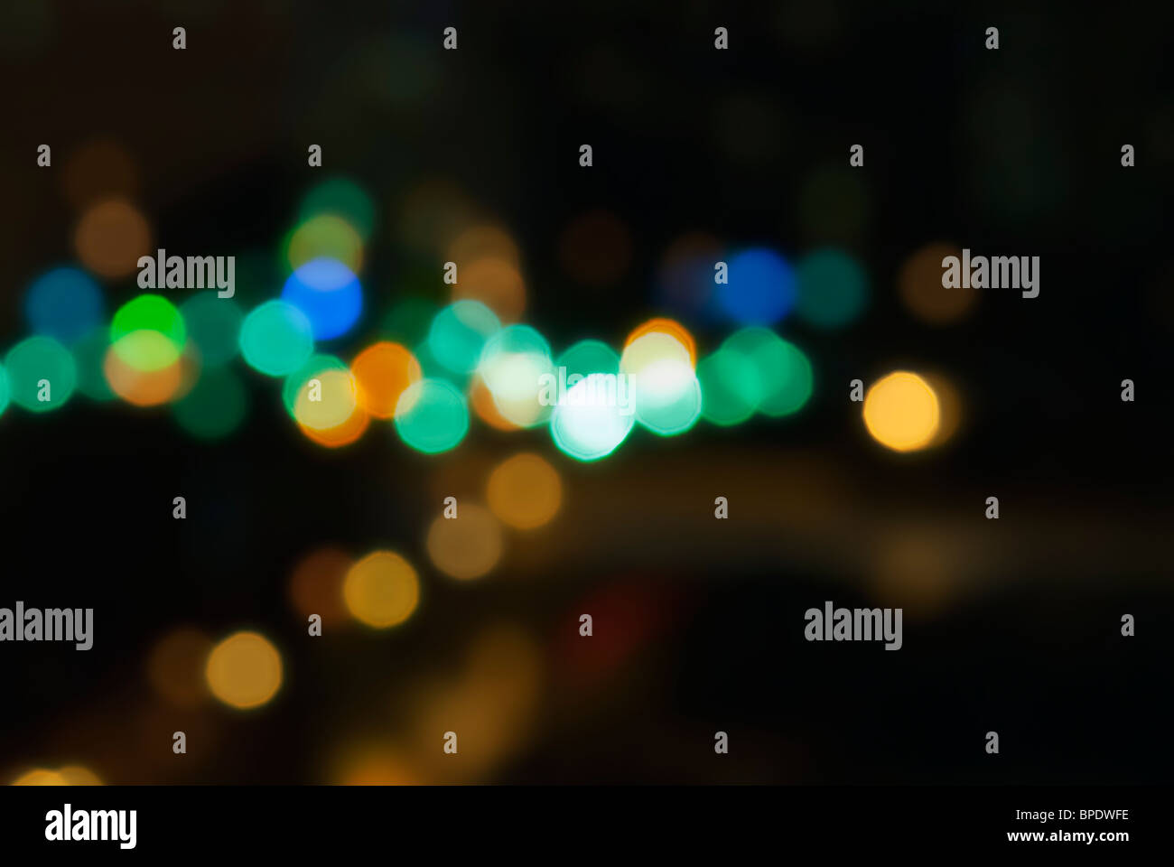 Soft focus lights in darkness hi-res stock photography and images - Alamy