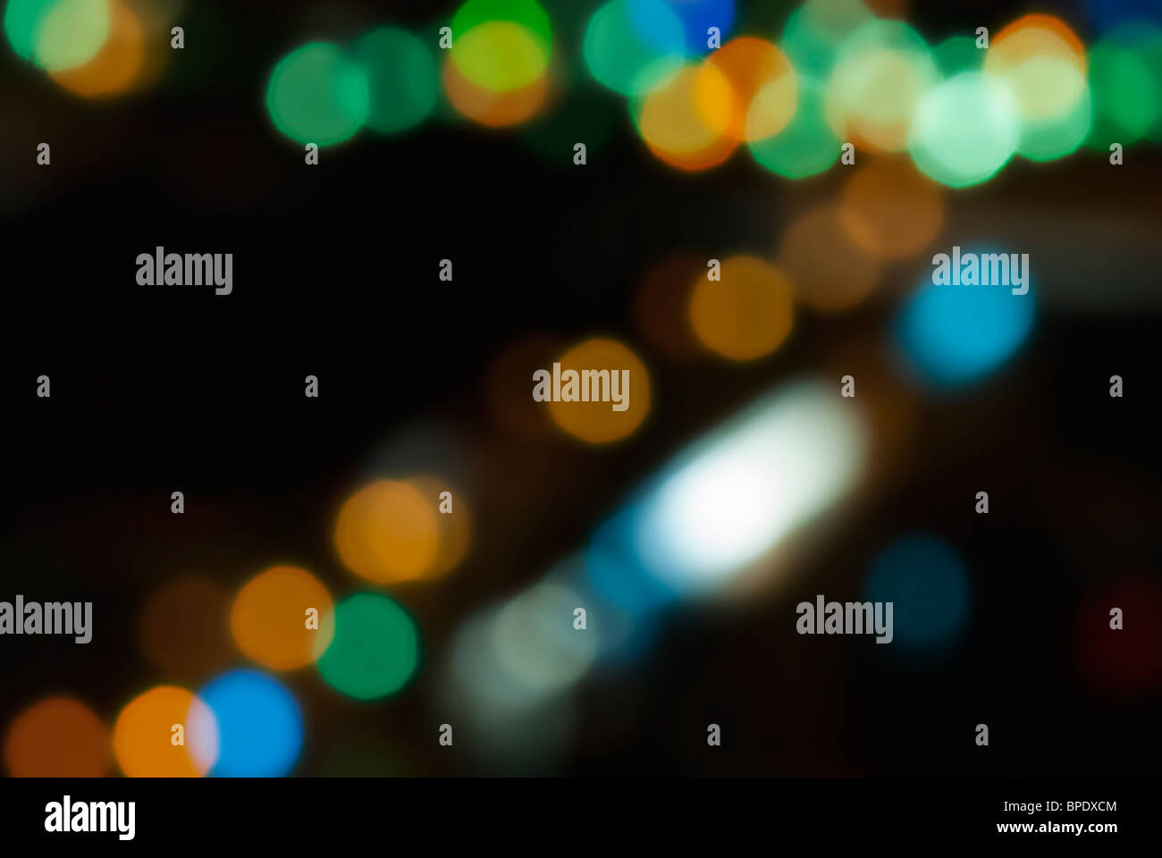 Soft focus lights in darkness hi-res stock photography and images - Alamy