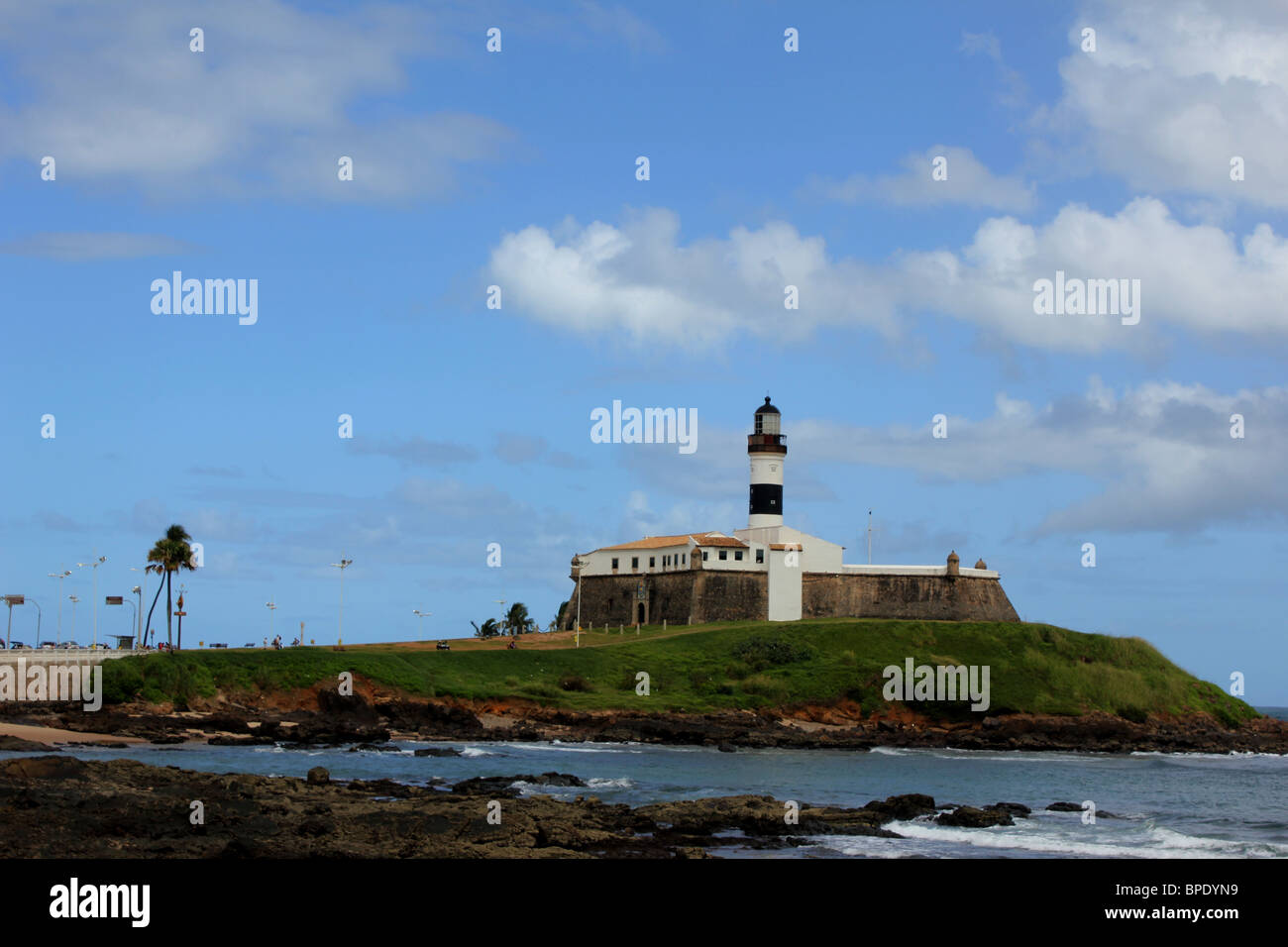 Barra Lighthouse In Salvador Bahia Stock Photo Alamy