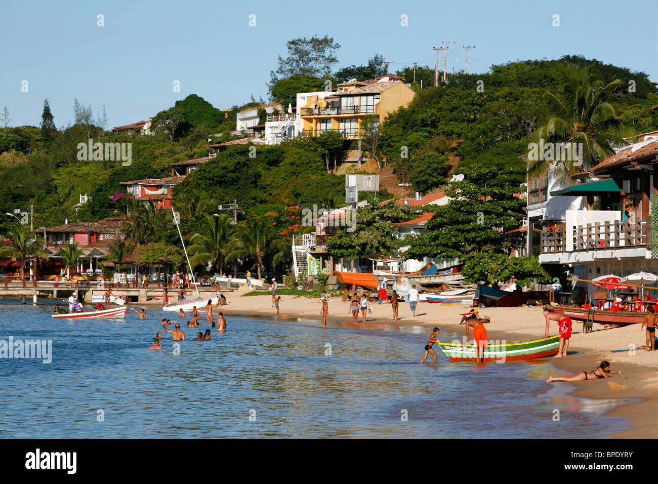 Canto Beach, Buzios, Rio de Janeiro State, Brazil. Stock Photo