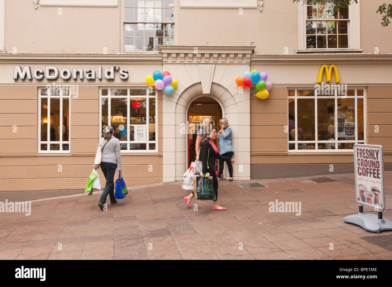 McDonald's in the city centre in Norwich , Norfolk , England , Great
