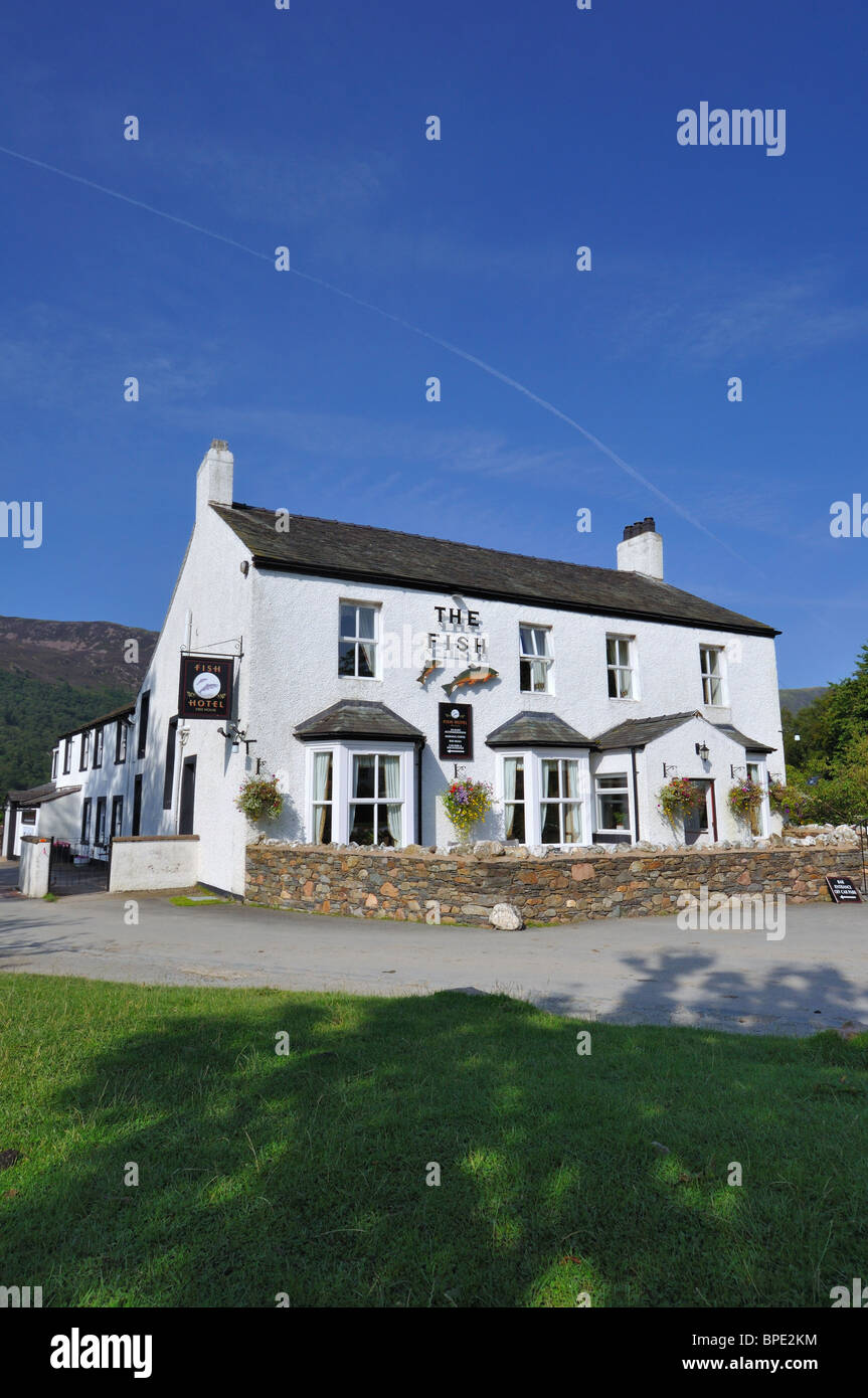 The Fish Hotel Buttermere Stock Photo
