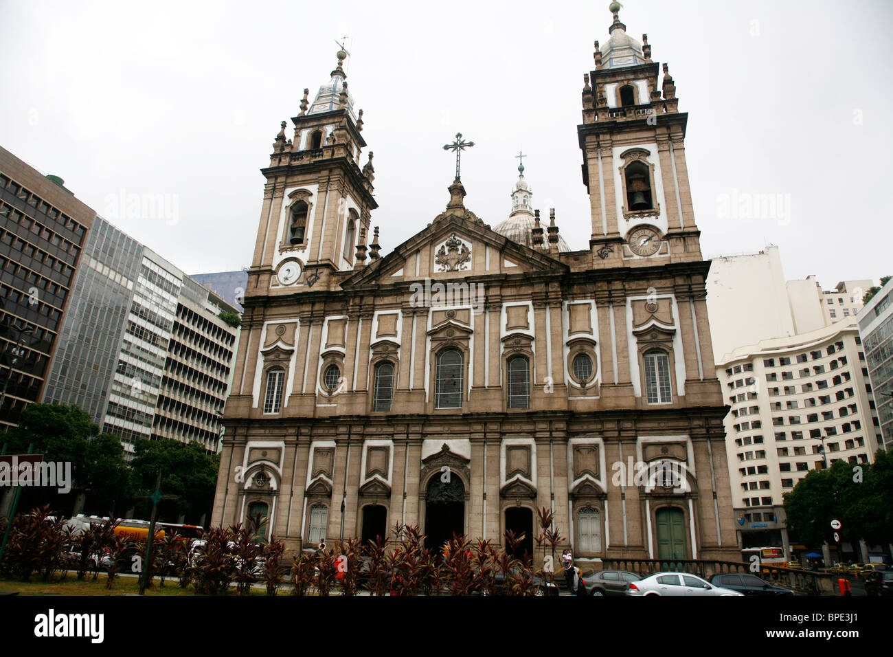 Igreja da Nossa da Candelaria, Rio de Janeiro, Brazil. Stock Photo