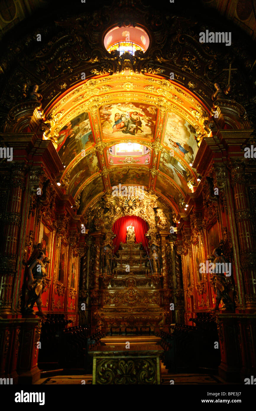 Sao Bento Monastery, Rio de Janeiro, Brazil. Stock Photo