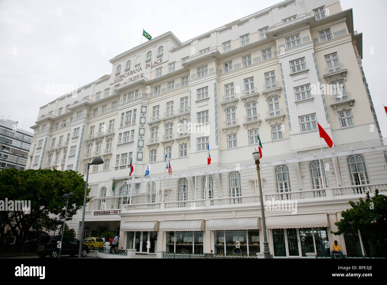 Copacabana Palace Hotel, Rio de Janeiro, Brazil. Stock Photo
