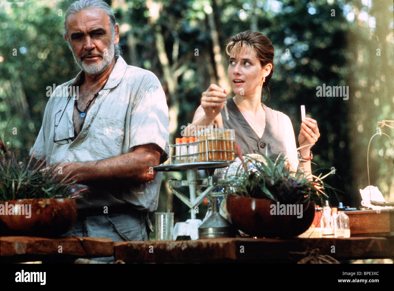 Sean Connery Lorraine Bracco Medicine Man 1992 Stock Photo Alamy