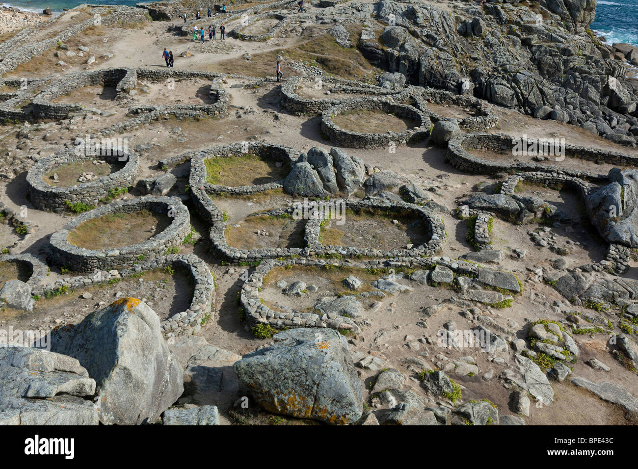 Castro de Baroña, Porto Do Son, La Coruña, Galicia, Spain Stock Photo ...