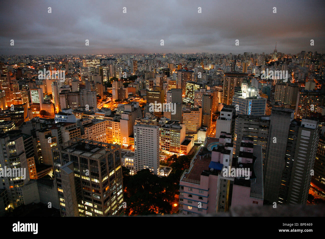 Skyline of Sao Paulo, Brazil. Stock Photo