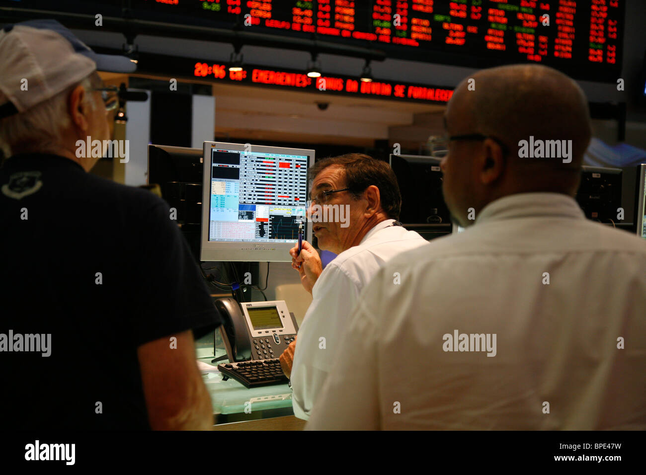 The Bovespa stock exchange, Sao Paulo, Brazil. Stock Photo