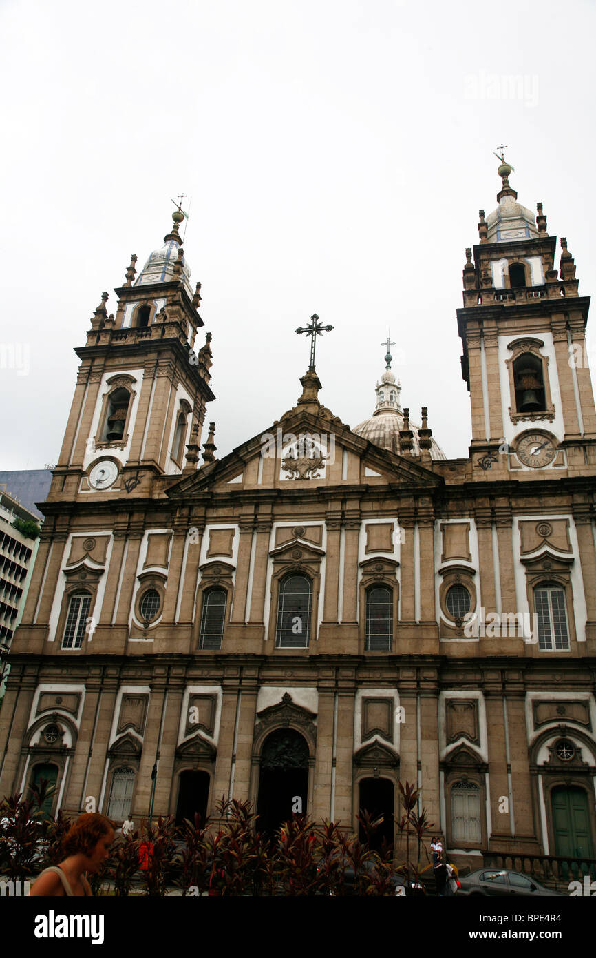 Igreja da Nossa da Candelaria, Rio de Janeiro, Brazil. Stock Photo