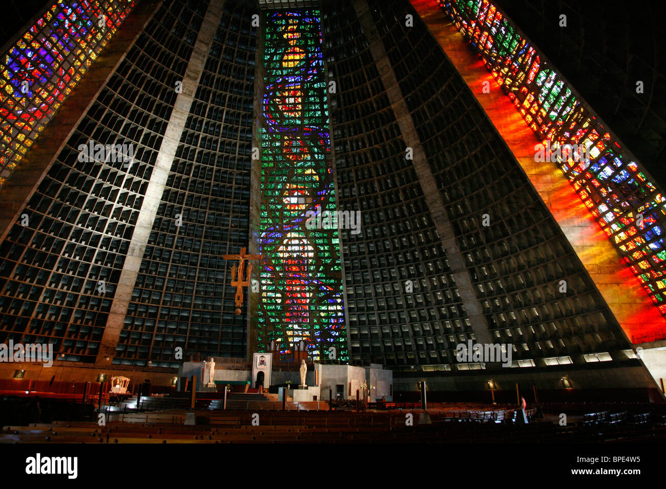 Catedral Metropolitana, Rio de Janeiro, Brazil. Stock Photo