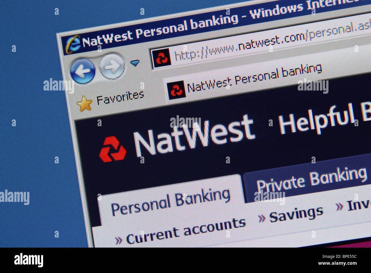 natwest personal online banking Stock Photo - Alamy
