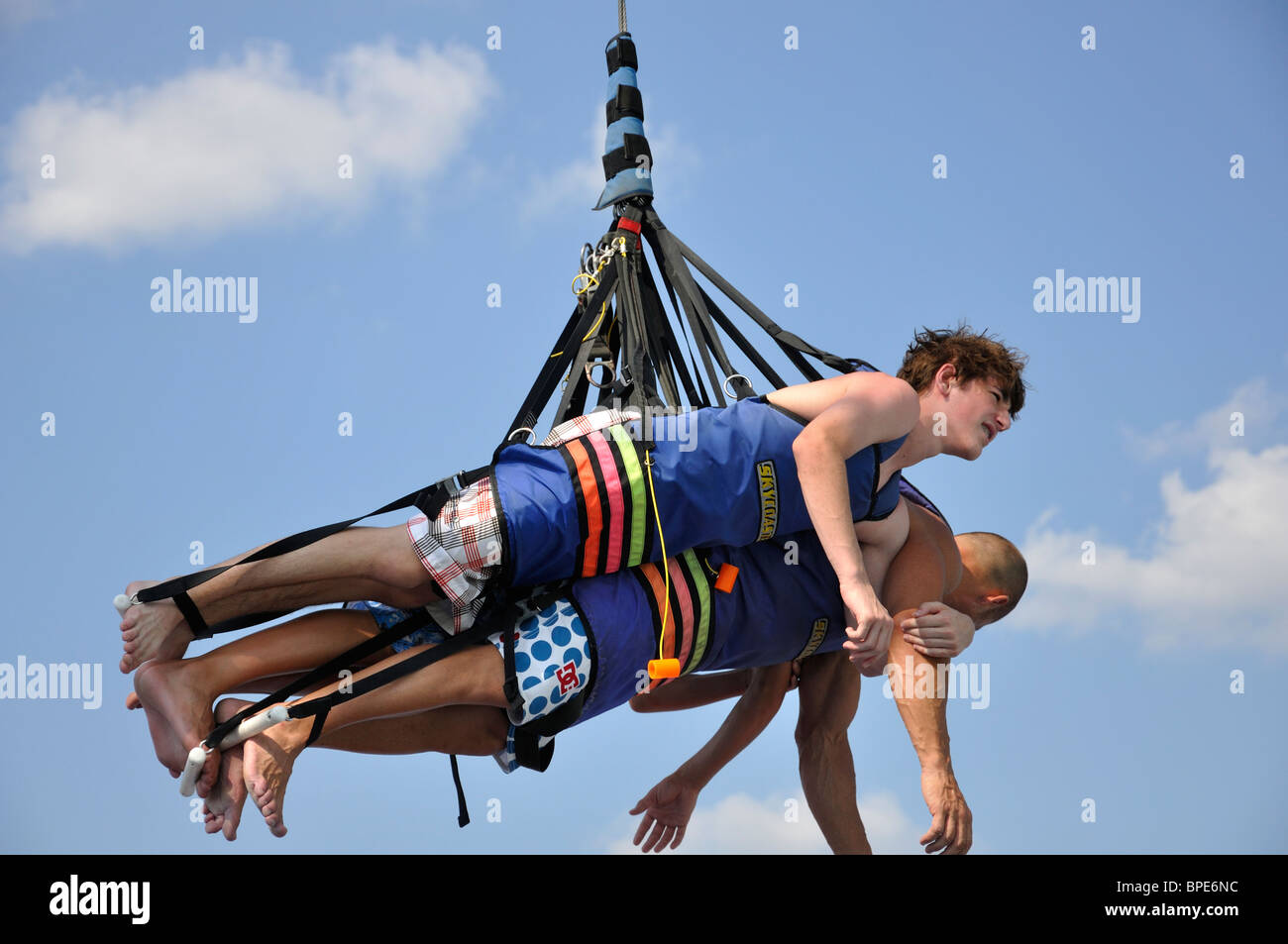 Sky Coaster Swing At Hurricane Harbor Waterpark Six Flags