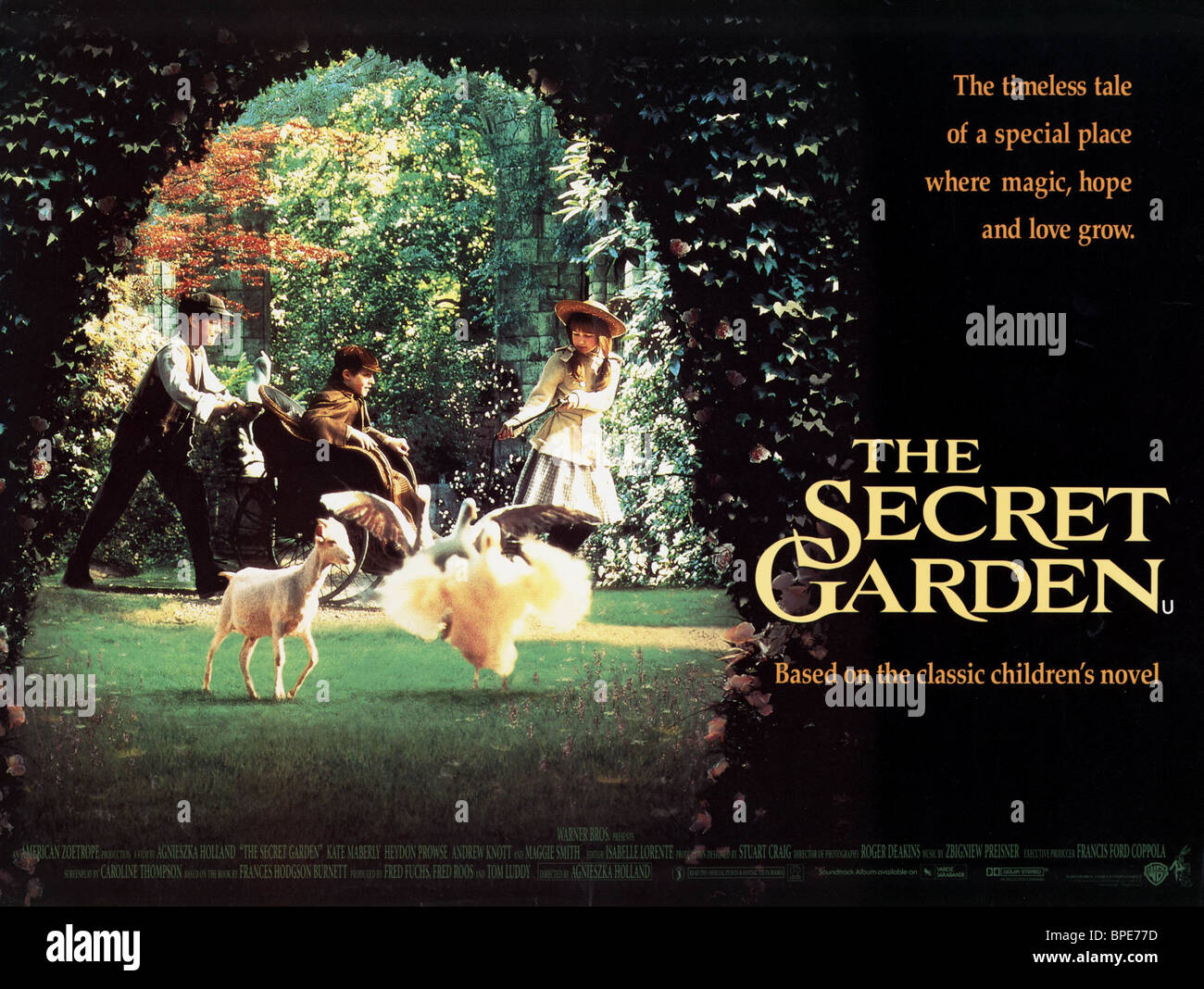 Film Poster The Secret Garden 1993 Stock Photo 31045825 Alamy