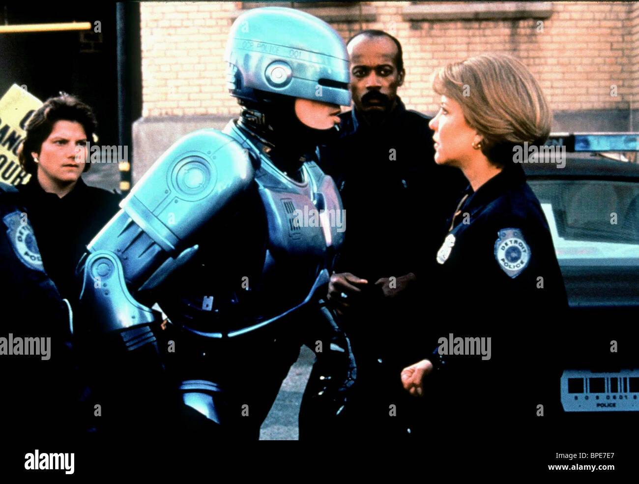 Robert Burke Nancy Allen Robocop 3 1993 Stock Photo Alamy