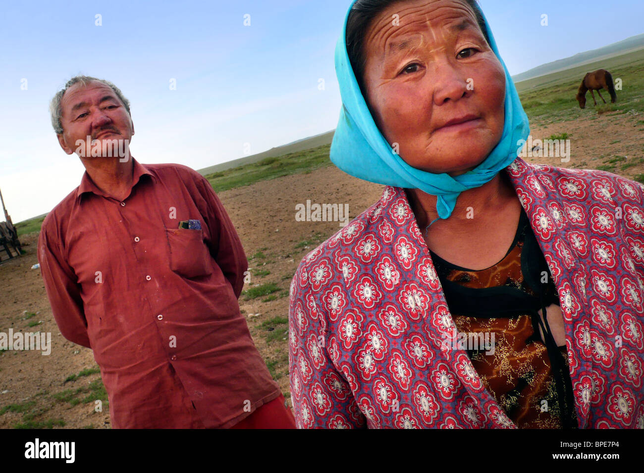 Mongolian nomads, Mongolia Stock Photo - Alamy