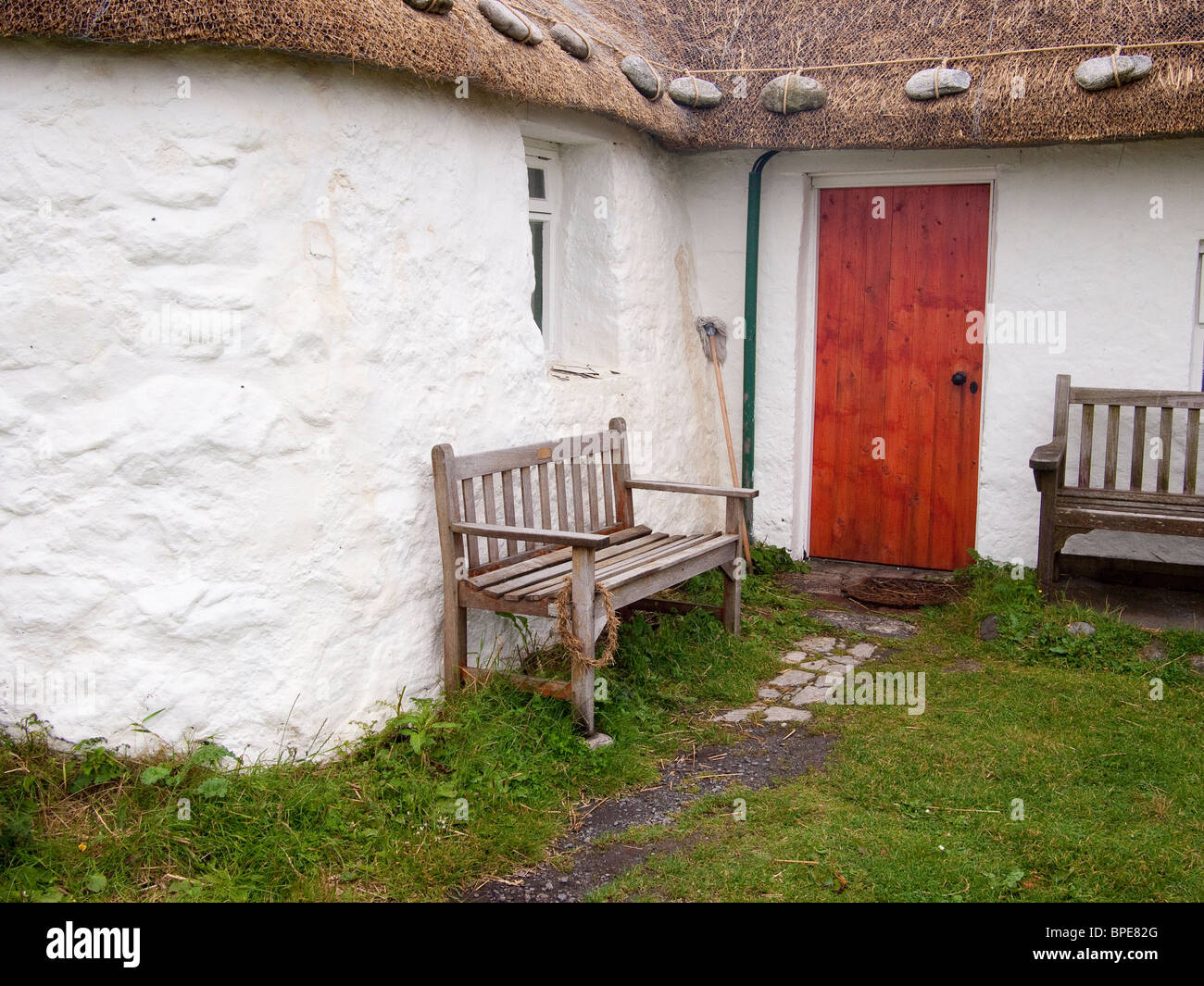 Cottage, South Uist, Scotland Stock Photo Alamy