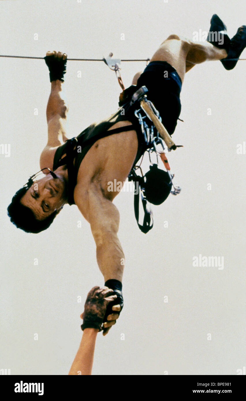 SYLVESTER STALLONE CLIFFHANGER (1993) Stock Photo