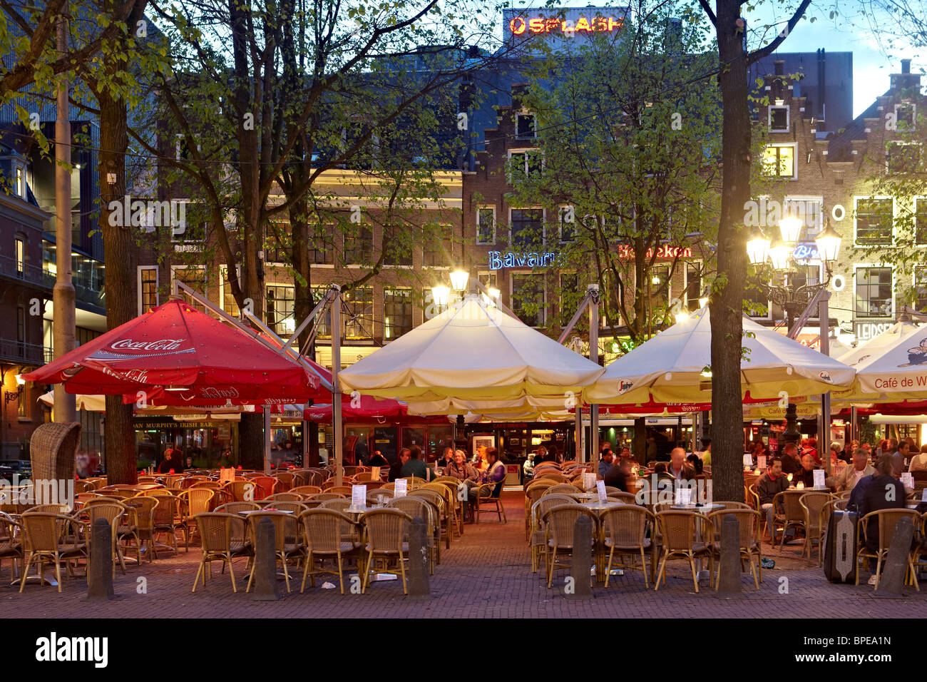 Leidseplein Square In Amsterdam Stock Photo - Alamy