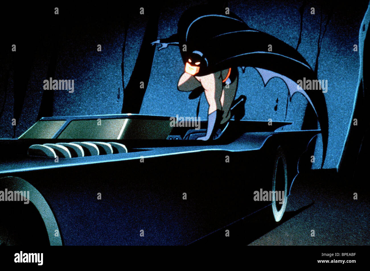 Batman Batmobile Batman Mask Of The Phantasm 1993 Stock Photo Alamy