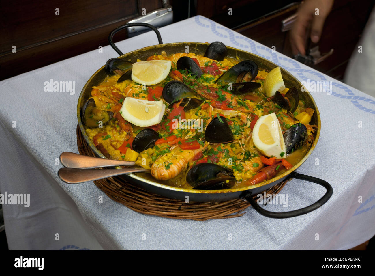 Barcelona paella, Spain Stock Photo